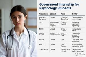 Government Internship for Psychology Students 2026: Complete List